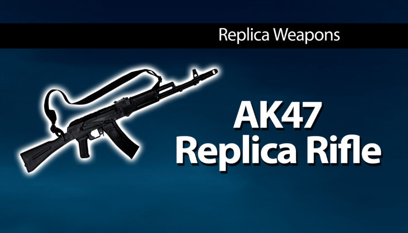 AK47 replica rifle